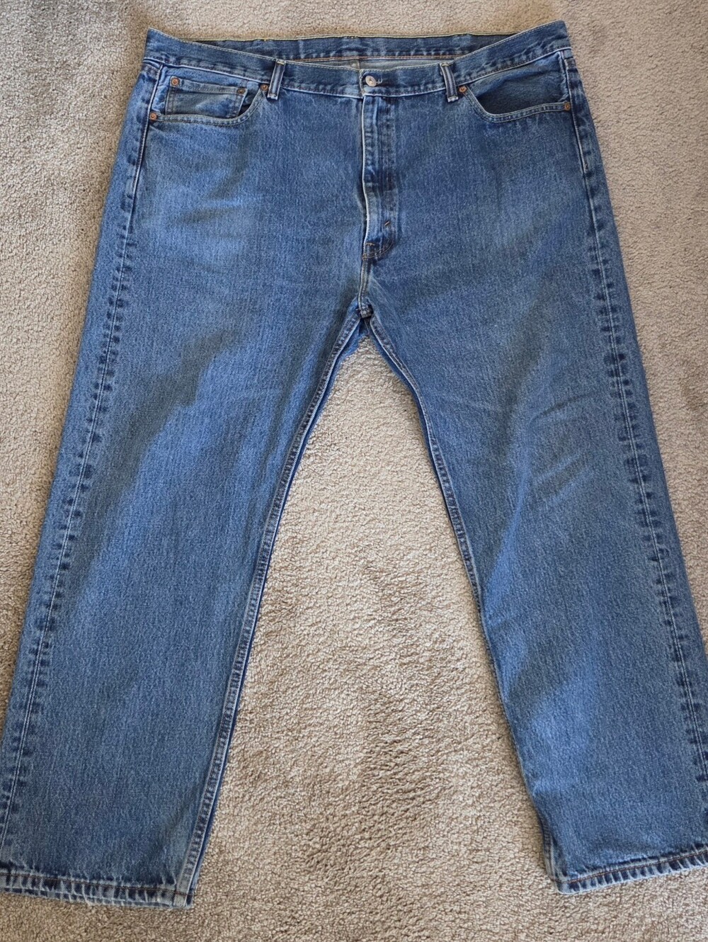Levi's 505 Vintage Blue Jeans Relaxed Jeans Men's 44 x 30